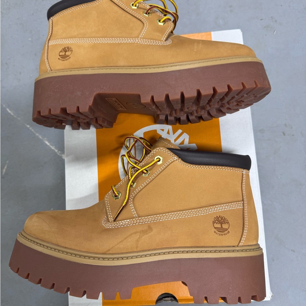 Platform Timberland Wheat Nubuck Boots~women’s/big kids